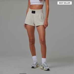 TALENTLESS Velour Cream Athletic Boxing Women's Shorts